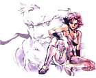 Snake & Meryl Magazine Illustration
