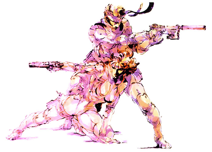 Meryl & Snake Art from Metal Gear Solid