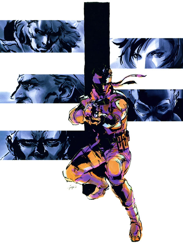 Greeting Card Art from Metal Gear Solid