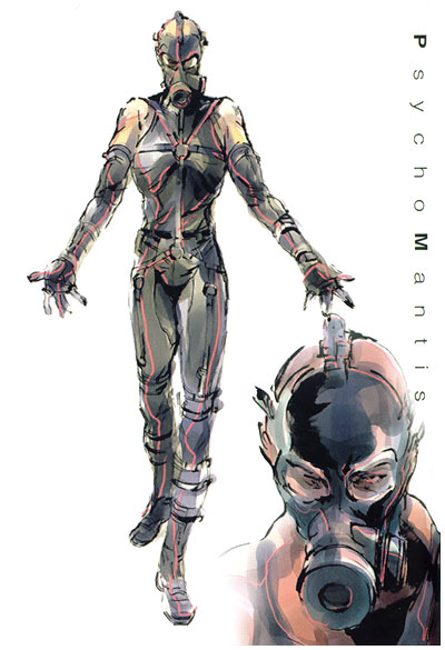 Psycho Mantis Art from Metal Gear Solid