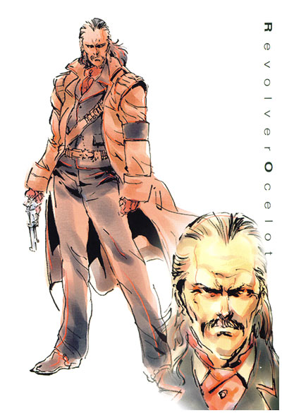 Revolver Ocelot Art from Metal Gear Solid