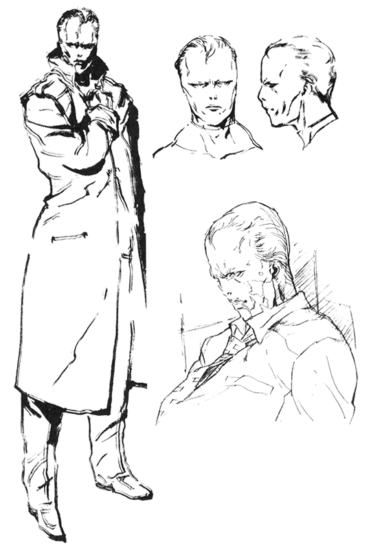 Decoy Octopus Sketch from Metal Gear Solid