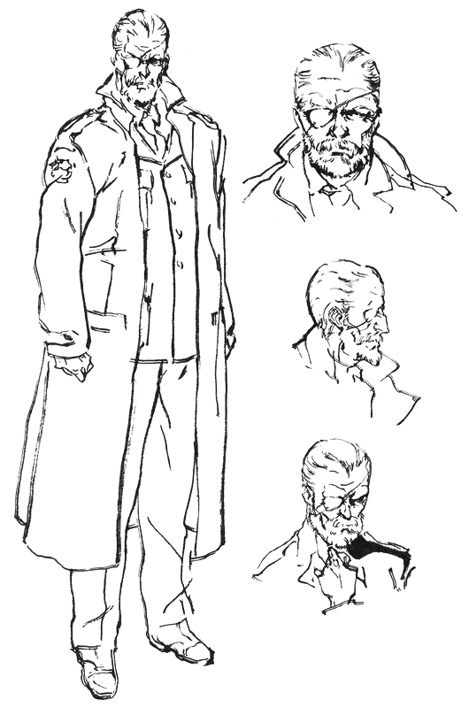 Big Boss Sketch from Metal Gear Solid