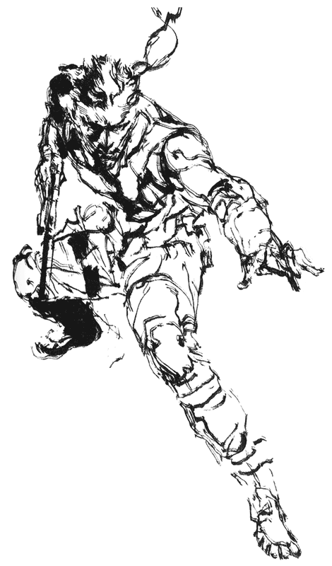 Snake Sketch from Metal Gear Solid