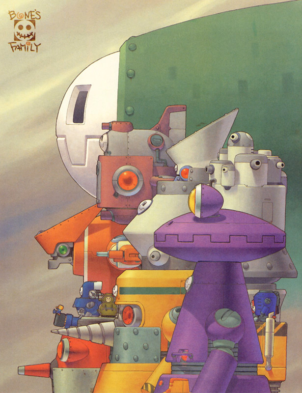 Bonne's Family Art from Mega Man Legends