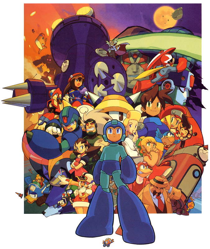 Mega Man Promotional Campaign Art