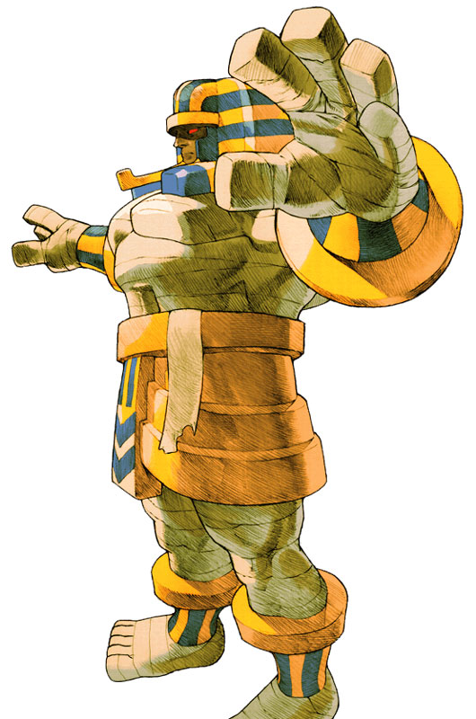 Anakaris (Darkstalkers) Art from Marvel vs. Capcom 2
