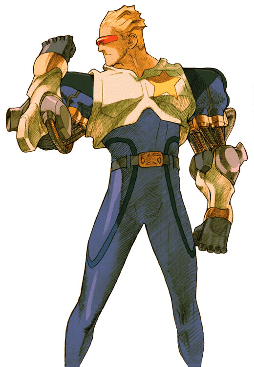 Captain Commando (Capcom Mascot) Art from Marvel vs. Capcom 2