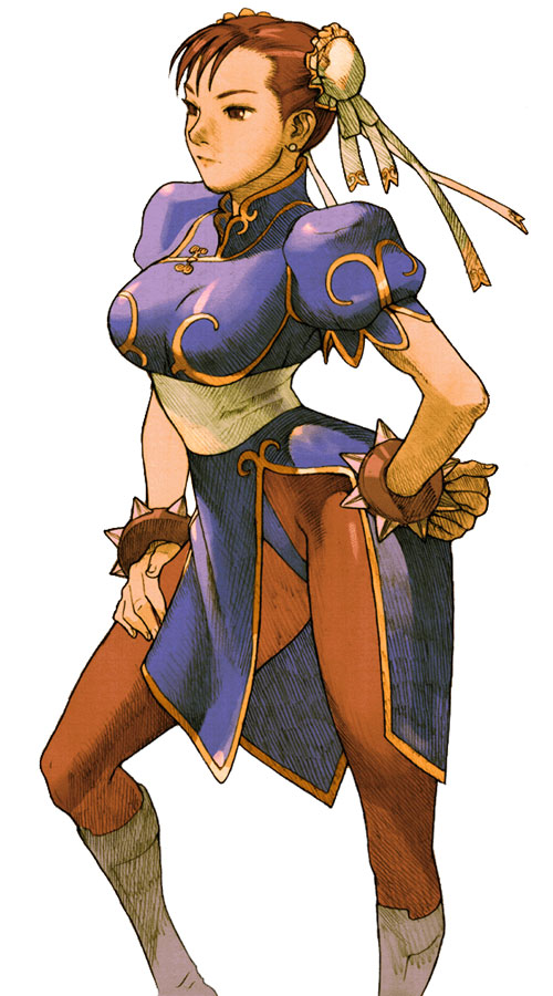 Chun-Li (Street Fighter) Art from Marvel vs. Capcom 2