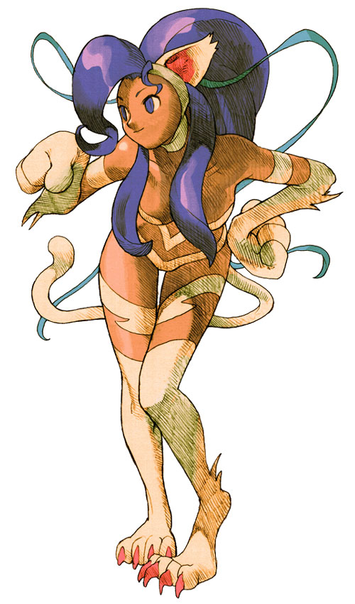 Felicia (Darkstalkers) Art from Marvel vs. Capcom 2