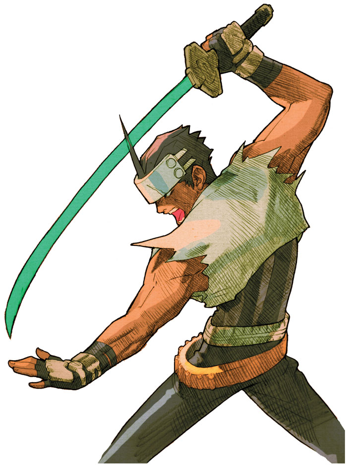 Hayato Artwork from Marvel vs. Capcom 2