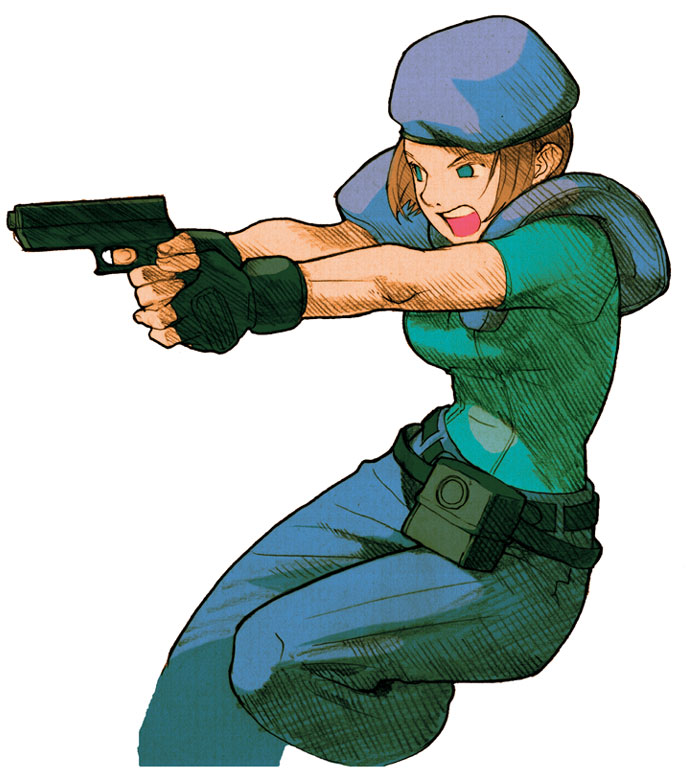 Jill Valentine Artwork from Marvel vs. Capcom 2