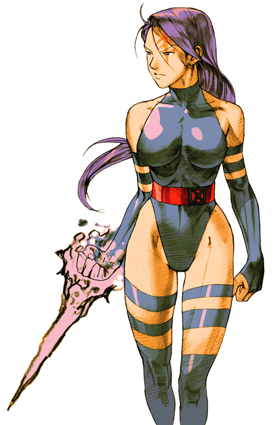 Psylocke (X-Men) Art from Marvel vs. Capcom 2