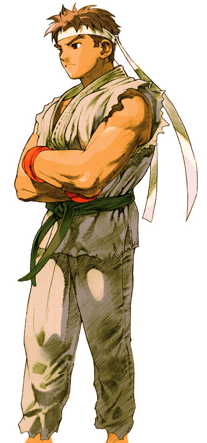 Ryu (Street Fighter) Art from Marvel vs. Capcom 2
