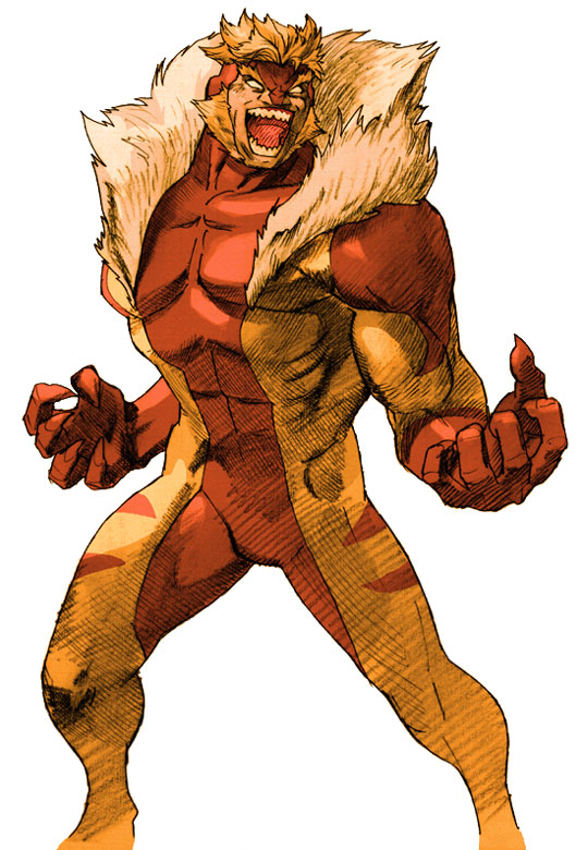Sabretooth (Marvel Comics) Art from Marvel vs. Capcom 2
