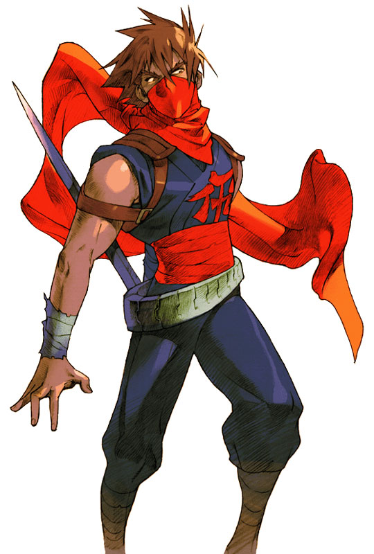 Strider Hiryu (Strider) Art from Marvel vs. Capcom 2
