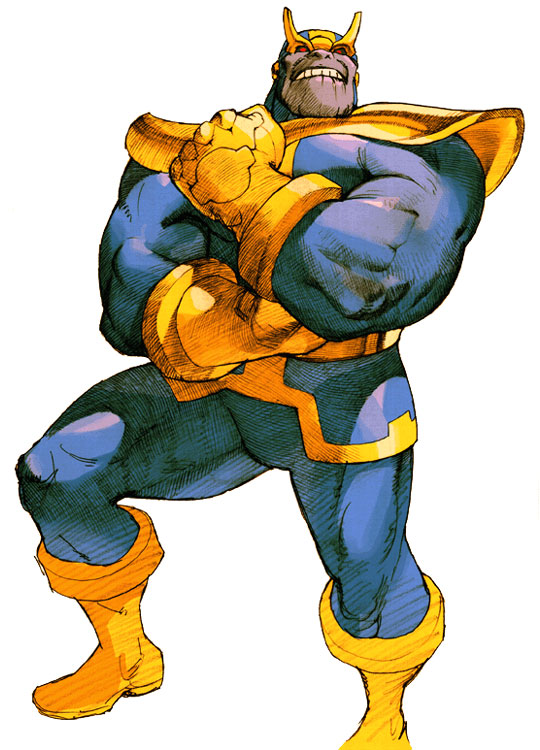 Thanos (Marvel Comics) Art from Marvel vs. Capcom 2