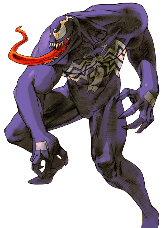 Venom (Spider-Man Series) Art from Marvel vs. Capcom 2