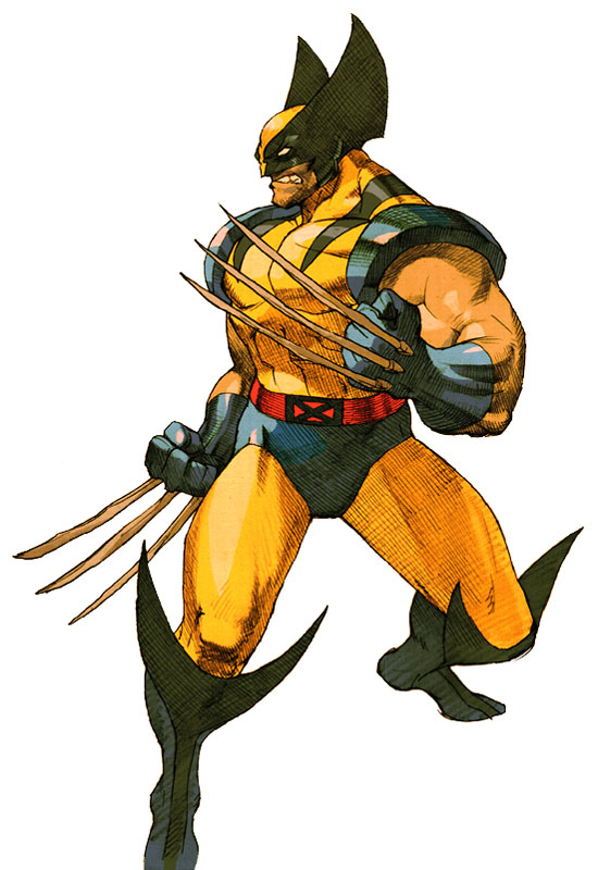 Wolverine (X-Men) Art from Marvel vs. Capcom 2