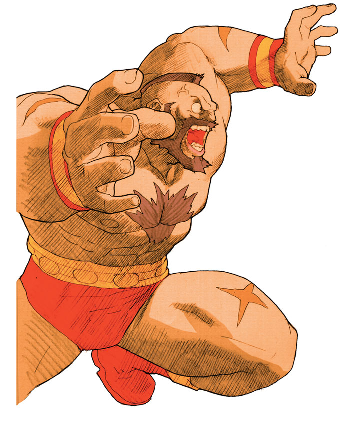 Zangief Artwork from Marvel vs. Capcom 2