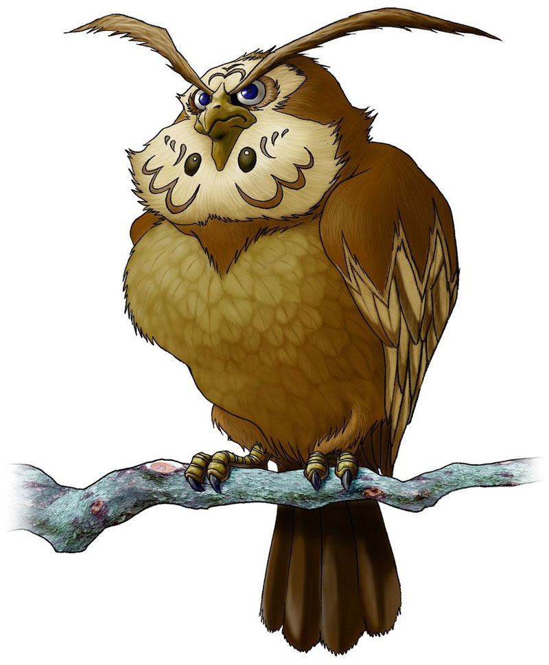 Kaepora Gaebora Art from Legend of Zelda: Ocarina of Time