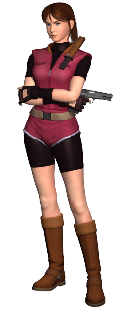 Claire Redfield CG Art from Resident Evil 2