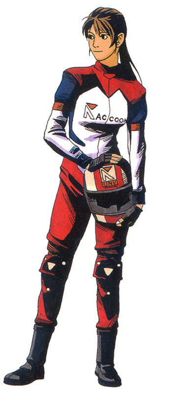Claire Redfield Bike Uniform Art from Resident Evil 2