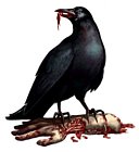 Crow & Zombie Hand