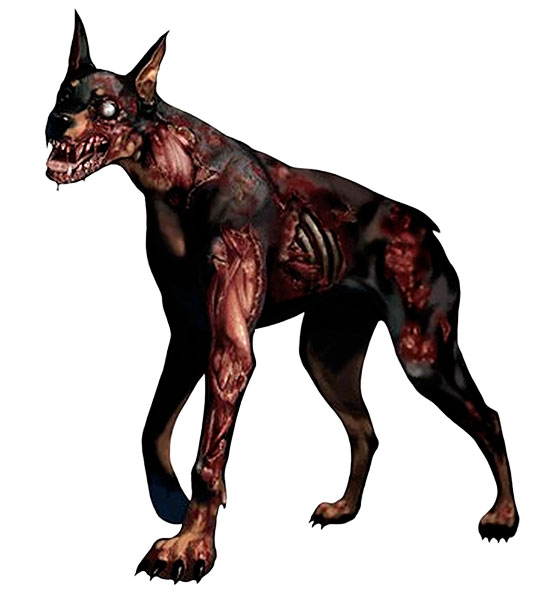 Zombie Dog Art from Resident Evil 2