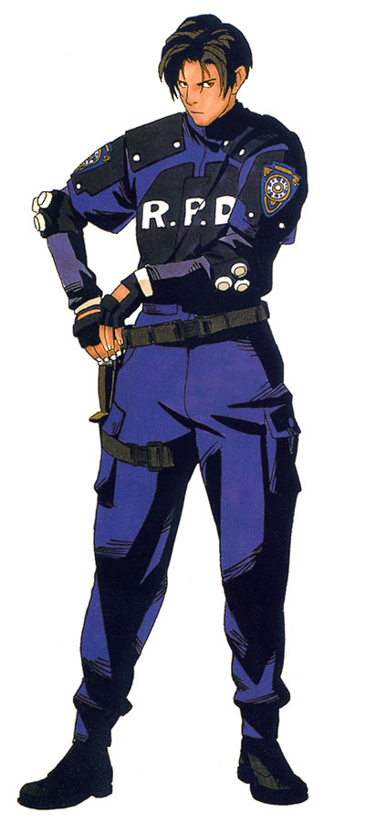 Leon S. Kennedy Concept Art from Resident Evil 2