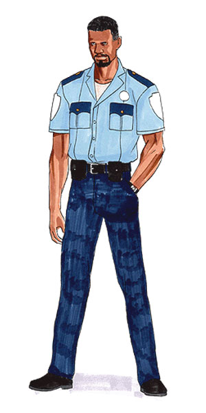 Marvin Branagh Concept Art from Resident Evil 2