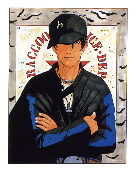 Leon Casual Portrait Art from Resident Evil 2