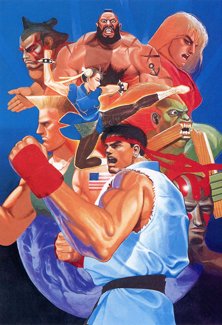 Street Fighter II Characters Art from Street Fighter Series