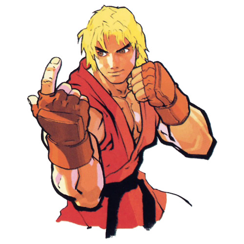 Ken Masters Artwork from Street Fighter III