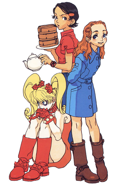 Girls Concept Art from Street Fighter III