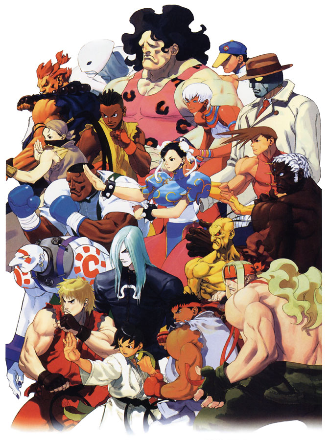 Characters Art from Street Fighter III