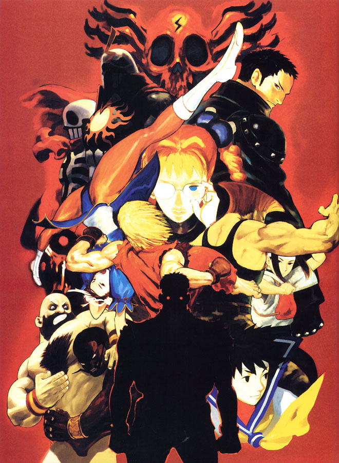 Street Fighter EX 3 Characters Art from Street Fighter Series