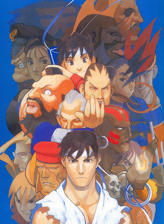 Street Fighter Alpha 2 Characters Art from Street Fighter Series