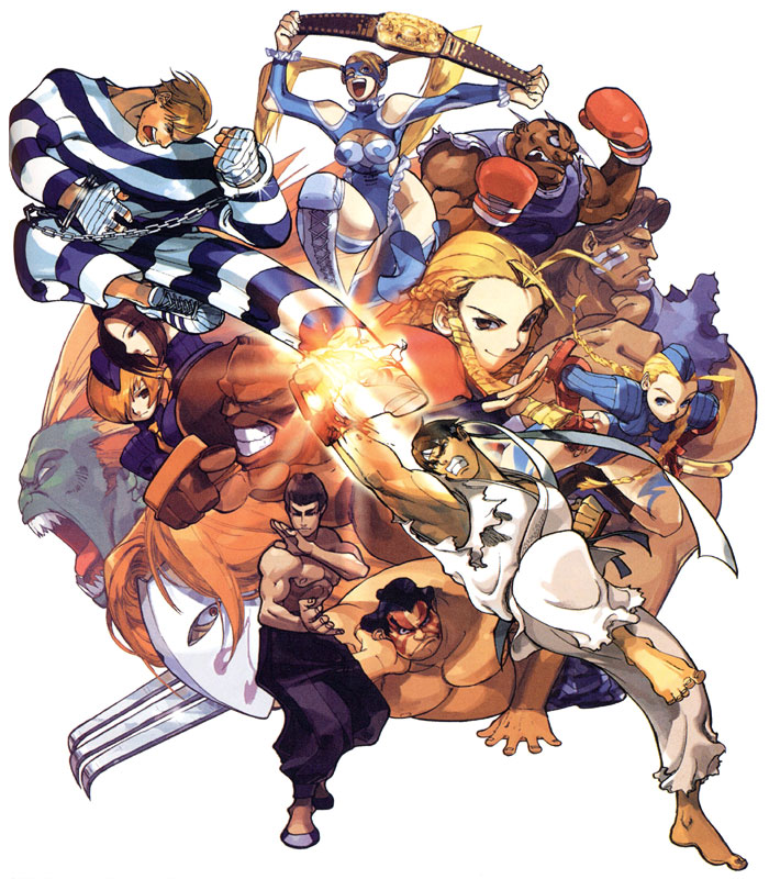 Street Fighter Alpha / Zero 3 Characters Art from Street Fighter Series