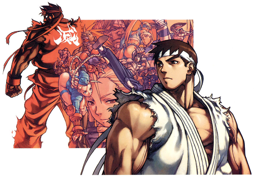 Street Fighter Alpha 3 Ryu Art from Street Fighter Series