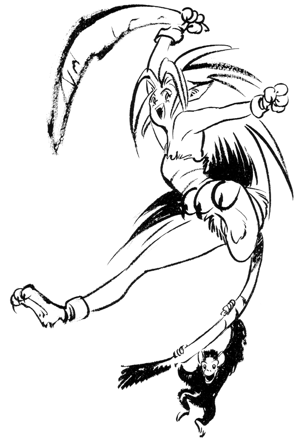 Cham Cham Art from Samurai Shodown