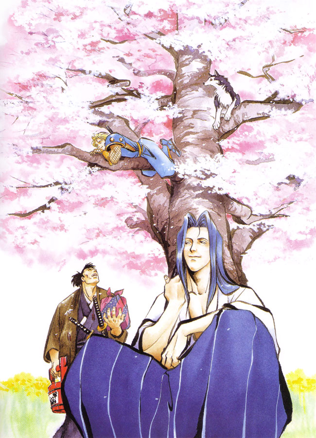 Galford, Jubei, & Ukyo Art from Samurai Shodown