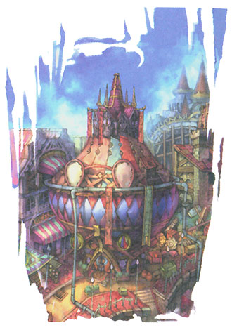 Building Concept Art from Unlimited Saga