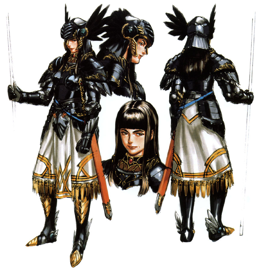 Ahly Concept Art from Valkyrie Profile
