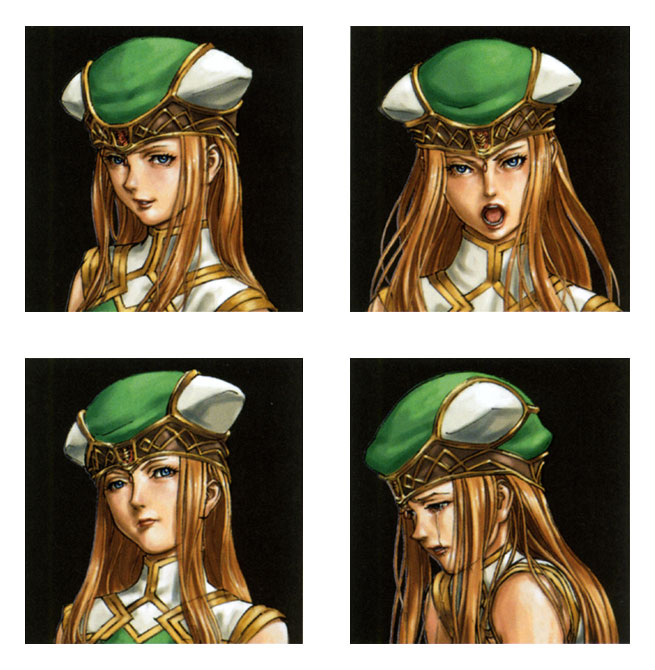 Freya Faces Art from Valkyrie Profile