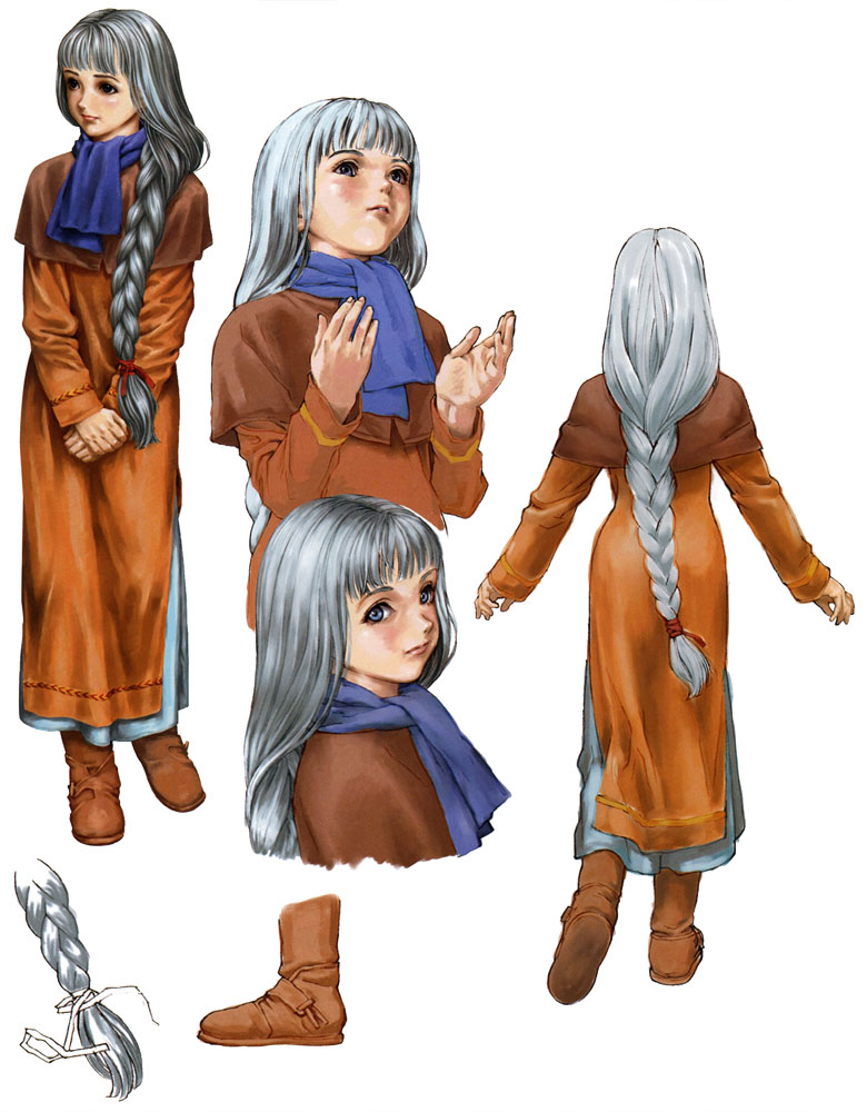 Platina Concept Art from Valkyrie Profile