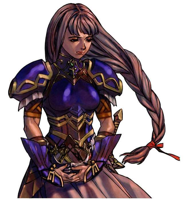 Lenneth Sorrow Concept Art from Valkyrie Profile