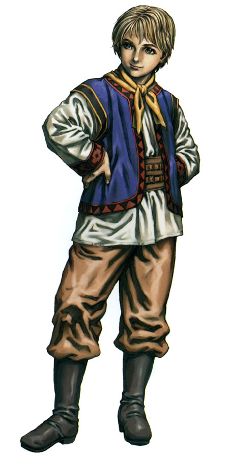 Young Lucian Art from Valkyrie Profile
