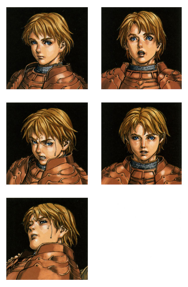 Lucian Faces Art from Valkyrie Profile