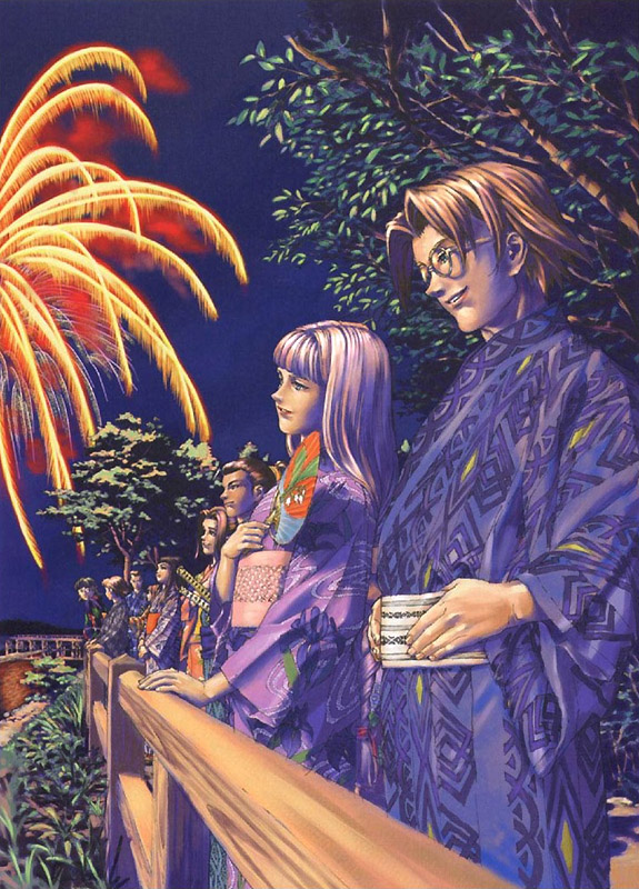 Fireworks Show Art from Valkyrie Profile